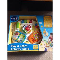 Vtech baby play and learn activity table