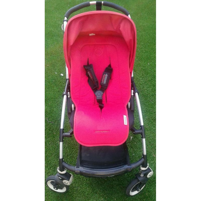 Bugaboo Bee push chair in red