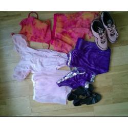 Bundle Of Girls Dance costumes & Shoes